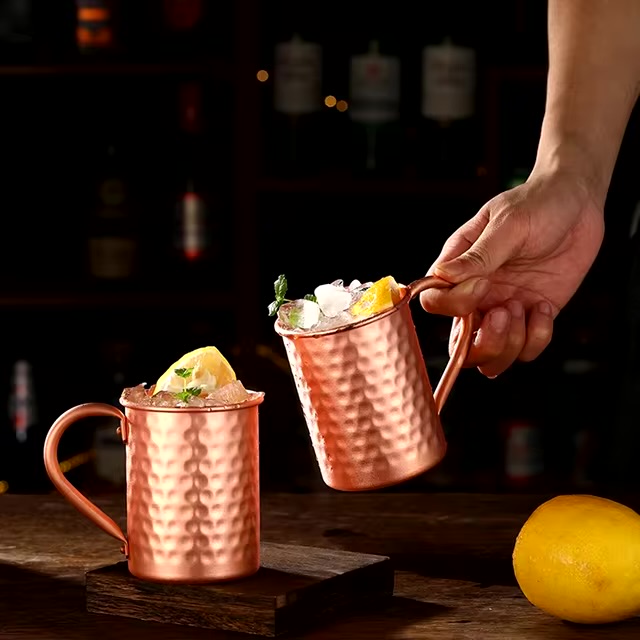 100% Copper Moscow Mule Mugs – Durable, Health-Boosting Copper Drinkware